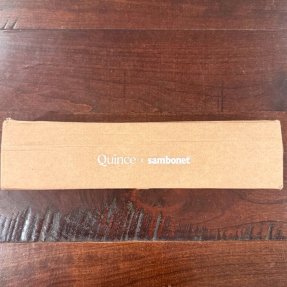 New! Quince x Sambonet Gia Minimalist 20 Piece Flatware Set - Picture 4 of 9
